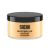 Image of Sacha Buttercup Setting Powder - Translucent Loose Powder for Medium to Dark Skin Tones, 1.75 Oz - Minimizes Fine Lines and Pores, No Ashy Flashback, Ideal for Setting Makeup Foundation or Concealer