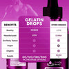 Image of (3 Pack) Gelatin Drops Natural Health & Fitness Formula Supplement 90 Servings