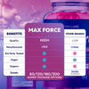 Image of (3 Pack) Max Force Gummys Advanced Male Support Supplement MaxForce 180 Gummies