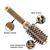 Image of Thermal Ceramic Round Hair Brush with Ionic Boar Bristles for Salon-Quality Blowout Styling