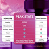 Image of (5 Pack) Peak State Advanced Male Health Support Formula PeakState 300 Capsules