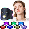 Image of Red Light Therapy Mask, 7 Color Red Light Therapy for Face, 3 Level Intensity LED Face Mask Light Therapy at Home for anti Aging, Silicone Soft LED Light Mask with Time Memory Function