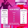 Image of (1 Pack) Slim Bites ACV Gummys 1000MG Advanced SlimBites Supplement 60 Gummies