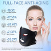 Image of Red Light Therapy Mask, 7 Color Red Light Therapy for Face, 3 Level Intensity LED Face Mask Light Therapy at Home for anti Aging, Silicone Soft LED Light Mask with Time Memory Function