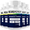 Image of (5 Pack) NeuroMemory Nootropic Brain Health Support Supplement Neuro Memory 300 Capsules