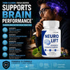 Image of Neuro Lift Natural Brain Health Support Formula NeuroLift 180 Capsules