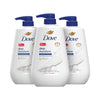 Image of Dove Deep Moisture Body Wash 30.6 Fl Oz Pack of 3 Nourishing Hydration