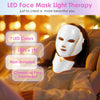 Image of Red-Light-Therapy-For-Face, Led Face Mask Light Therapy, 7-1 Colors LED Facial Skin Care Mask (White)