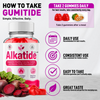 Image of (1 Pack) Alkatide ACV Gummys 1000MG Advanced Alka Tide Supplement 60 Gummies