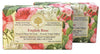Image of English Rose Scented Natural Soap Bars for Men & Women (2 X 7Oz) β Moisturizing Triple-Milled Soap Bars Enriched with Shea Butter β Plant-Based Bath & Body Bar for All Skin Types