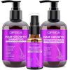 Image of Hair Growth Shampoo and Conditioner Set with Rosemary, Biotin, Argan Oil, and Castor Oil