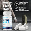 Image of (2 Pack) Mega Male Advanced Pills Premium Formula MegaMale Supplement 120 Capsules