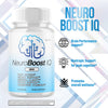 Image of (3 Pack) Neuro Boost IQ Formula Brain Supplement NeuroBoostIQ 180 Capsules