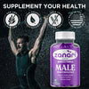 Image of (3 Pack) Zanari Male Gummys Advanced Formula Max Support Supplement 180 Gummies