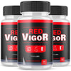Image of (3 Pack) Red Vigor Pills Advanced Male Support Supplement RedVigor 180 Capsules