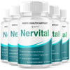 Image of (5 Pack) Nervital Natural Nerve Support Vitamin Formula 300 Capsules