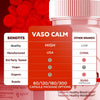 Image of (3 Pack) Vaso Calm Pills Advanced Blood Health Max Support VasoCalm 180 Capsules