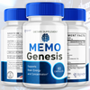 Image of (3 Pack) Memo Genesis Nootropic All Natural Formula Brain Supplement 180 Capsules