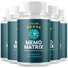 Image of (5 Pack) Memo Matrix Natural Brain Supplement MemoMatrix 300 Capsules
