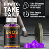 Image of (2 Pack) Eros Lift Male Gummys Advanced Formula ErosLift Max Vitamin 120 Gummies