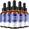 Image of (5 Pack) Lipo Flow Drops Advanced Health & Fitness Vitamin LipoFlow 150 Serves