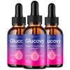 Image of (3 Pack) Glucovy Blood Support Drops Advanced Vitamin Supplement 90 Servings
