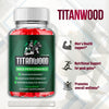Image of (5 Pack) Titanwood Gummy Advanced Male Support Supplement Titan Wood 300 Gummies