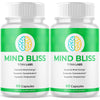 Image of (2 Pack) Mind Bliss Pills - Brain Health & Cognitive Support Supplement 120 Capsules