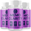 Image of Memo Clarity Nootropic All Natural Formula Brain Supplement (3 Pack - 180 Capsules)
