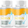 Image of (2 Pack) NervX All Natural Super Nerve Supplement Nerv X 120 Capsules