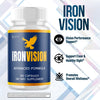 Image of (5 Pack) Iron Vision Pills Support Healthy Eye Function IronVision 300 Capsules