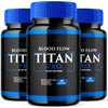 Image of Blood Flow Titan Pro for Men Advanced Blood Support Vitamin Supplement 180ct