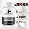 Image of (5 Pack) Manforcex Advanced Male Pills Man Force X Vitamin Supplement 300 Capsule