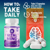 Image of (5 Pack) Vital Mind All Natural Brain Supplement VitalMind 300 Capsule