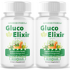 Image of Gluco Elixir Blood Advanced Support Glycogen Supplement (2 Pack-120 Capsules)