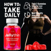 Image of (3 Pack) Jellythin ACV Gummys 1000MG Advanced Jelly Thin Supplement 180 Gummies