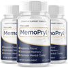 Image of (3 Pack) MemoPryl All Natural Brain Supplement Memo Pryl 180 Capsules