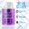 Image of Memo Clarity Nootropic All Natural Formula Brain Supplement 60 Capsules