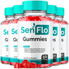 Image of Senflo Digestive Support Gummies Advanced Gut Health Balance Supplement (5 Pack-300 Gums)