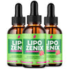 Image of (3 Pack) Lipo Zenix Drops Advanced Health & Fitness Support LipoZenix 90 Servs