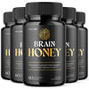 Image of (5 Pack) Brain Honey Natural Brain Supplement Brain Honey 300 Capsules