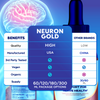 Image of Neuron Gold Drops Advanced Brain Health Support, NeuronGold 90 Servings (3 Pack)