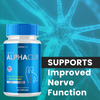 Image of Alphacur Advanced Nerve Support Formula Maximum Strength Vitamin 60 Capsules