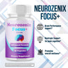 Image of (3 Pack) Neurozenix Focus Plus Natural Brain Supplement 180 Capsules