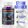 Image of (3 Pack) Storm Hammer Male Gummys Advanced StormHammer Max Vitamin 180 Gummies
