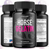 Image of (5 Pack) Horse Gelatin Advanced Male Support Supplement HorseGelatin 300 Capsule
