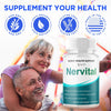 Image of (5 Pack) Nervital Natural Nerve Support Vitamin Formula 300 Capsules