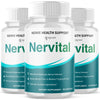 Image of (3 Pack) Nervital Natural Nerve Support Vitamin Formula 180 Capsules