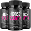 Image of (3 Pack) Horse Gelatin Advanced Male Support Supplement HorseGelatin 180 Capsule