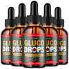 Image of (5 Pack) Gluco Drops Blood Support Vitamin Supplement GlucoDrops 150 Servings
